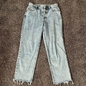 PacSun high rise straight jeans in size 28